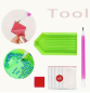 Preview: Diamond Painting Schiff - Feder Silhouette